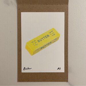 SOLD Inciardi prints - butter